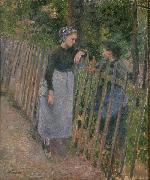 Camille Pissarro Conversation oil on canvas